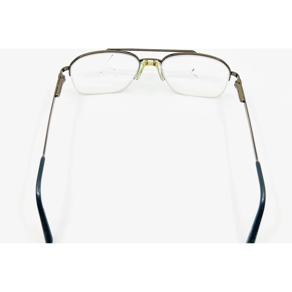 Stetson Eyeglass Frames Mens Gunmetal Aviator Zyloware 058 239 54-18-145
